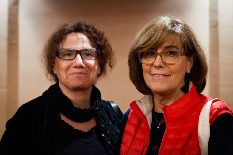 La presidente di AIMA Onlus Reggio Emilia Simonetta Cavalieri e la Vicepresidente Renata Azzali
