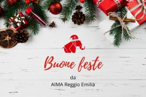 Buone Feste da AIMA Associazione Italiana Malattia di Alzheimer Reggio Emilia | Natale 2023
