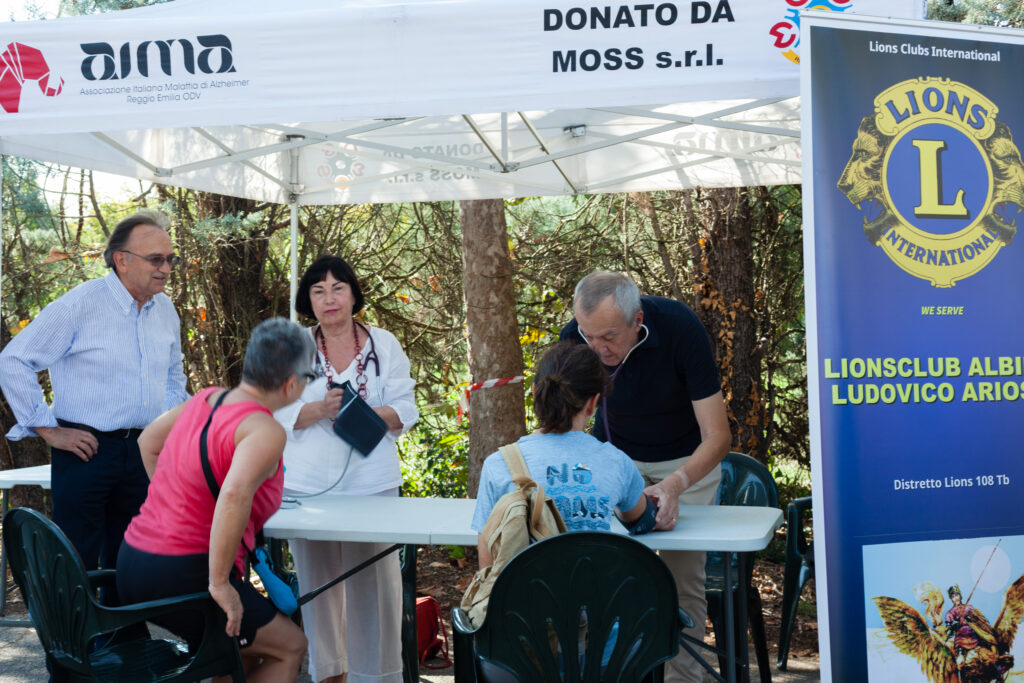 Lions Club Ludovico Ariosto di Albinea alla CamminAIMA camminata solidale ad Albinea, 21 settembre 2025, Giornata Mondiale Alzheimer