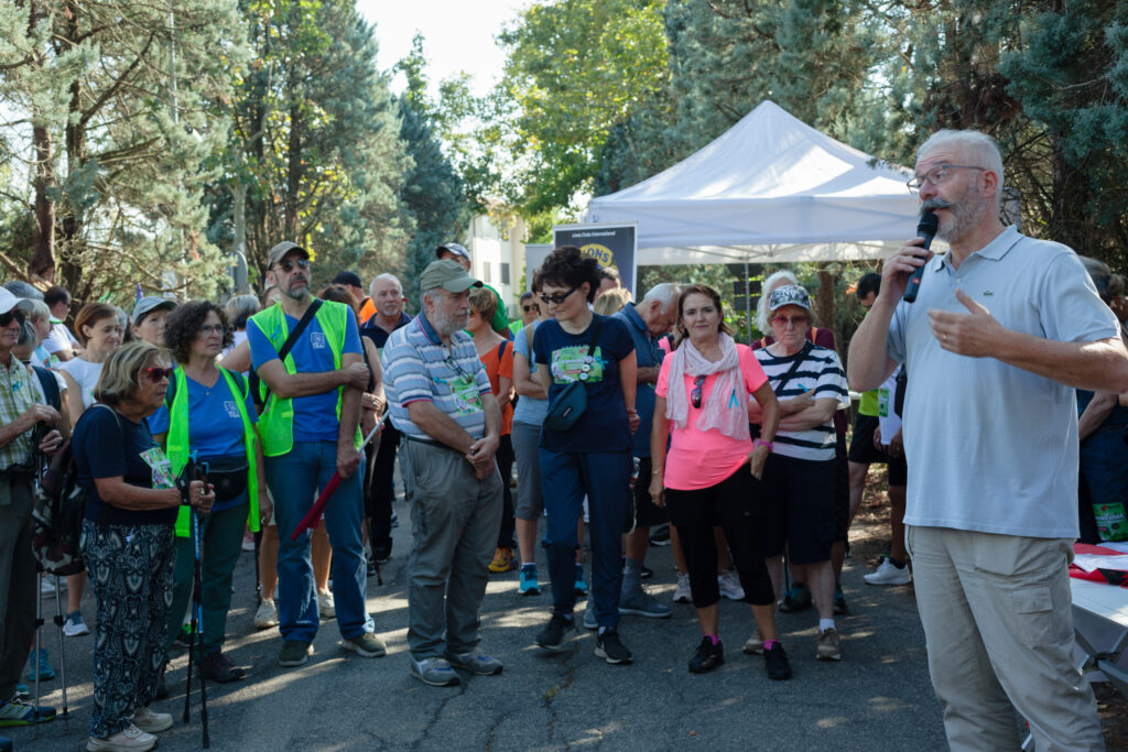 Parco della RSR di Albinea durante la CamminAIMA, camminata solidale in occasione della Giornata Mondiale Alzheimer di domenica 21 settembre 2025